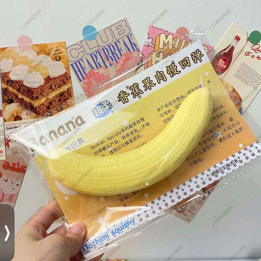 Banana Slow Rise Squishy
