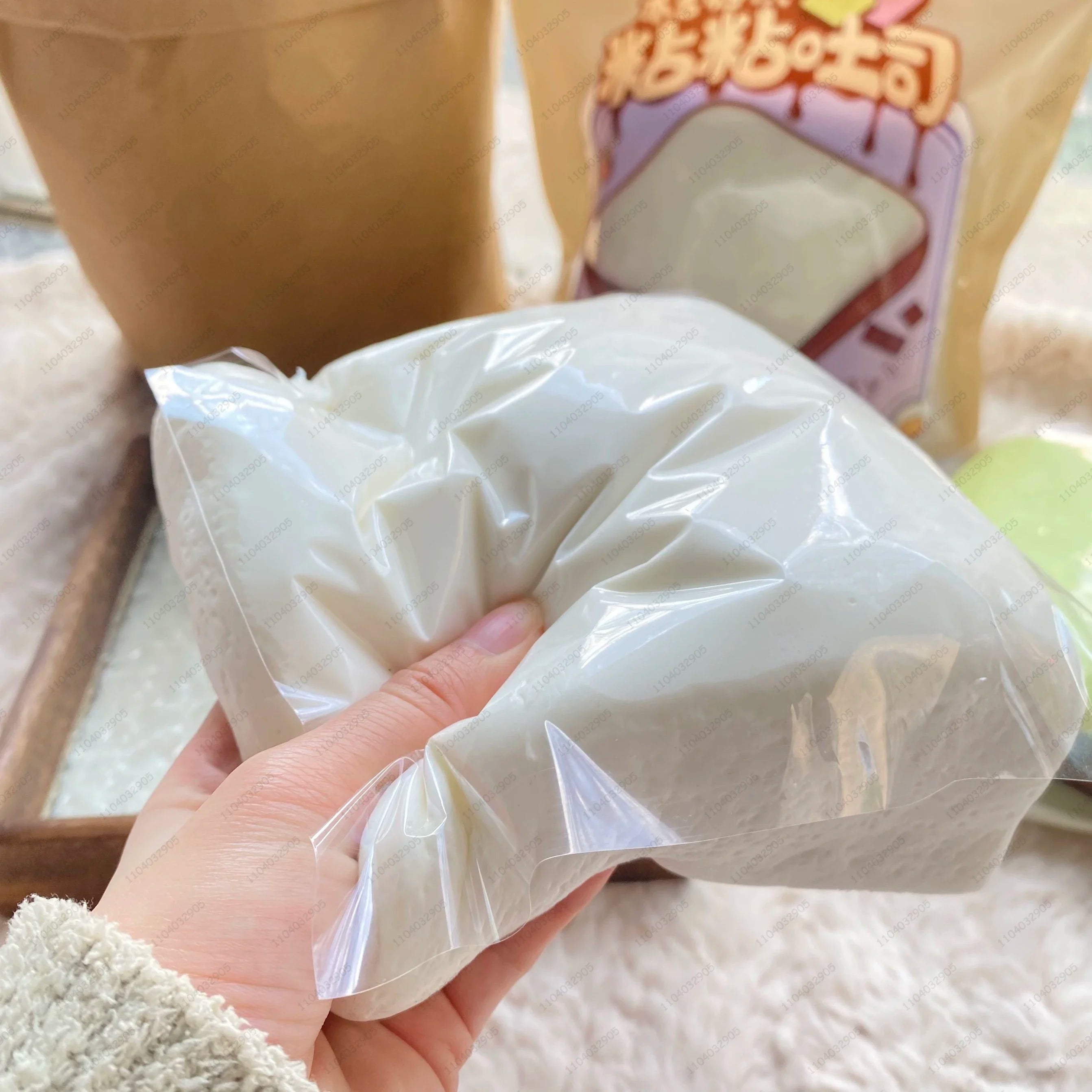 Jumbo Square Milk Cake Slow Rise Squishy