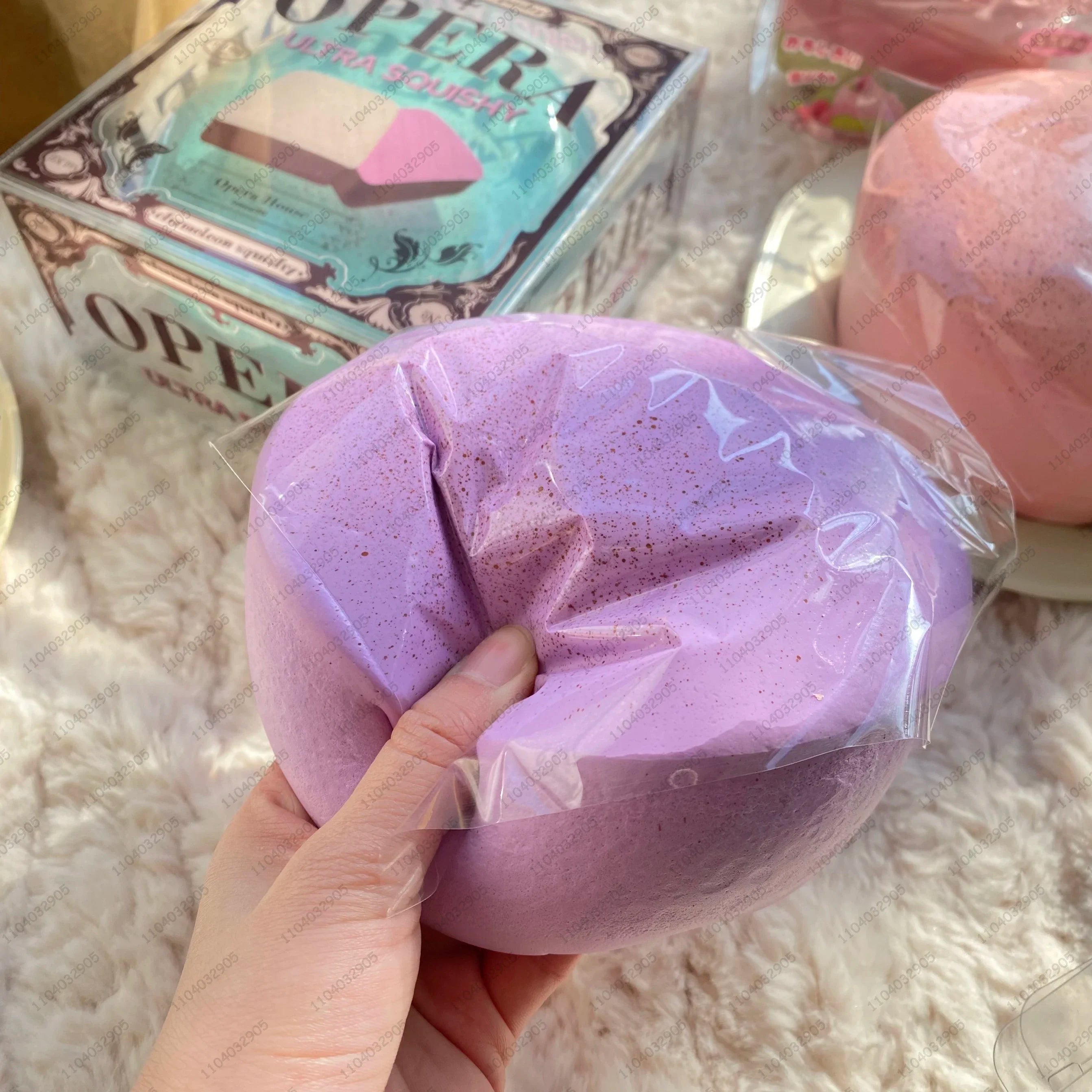 Jumbo Square Milk Cake Slow Rise Squishy