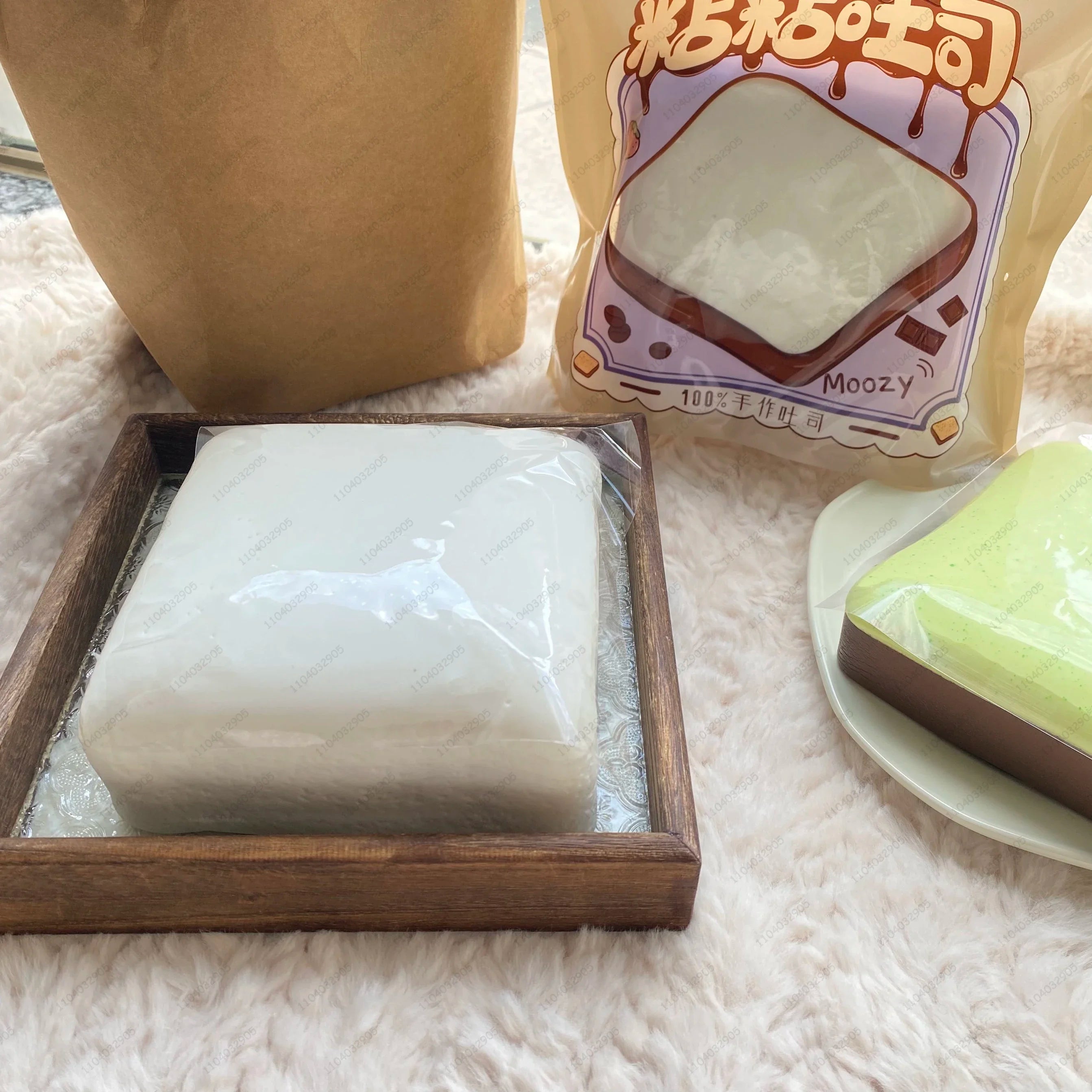Jumbo Square Milk Cake Slow Rise Squishy