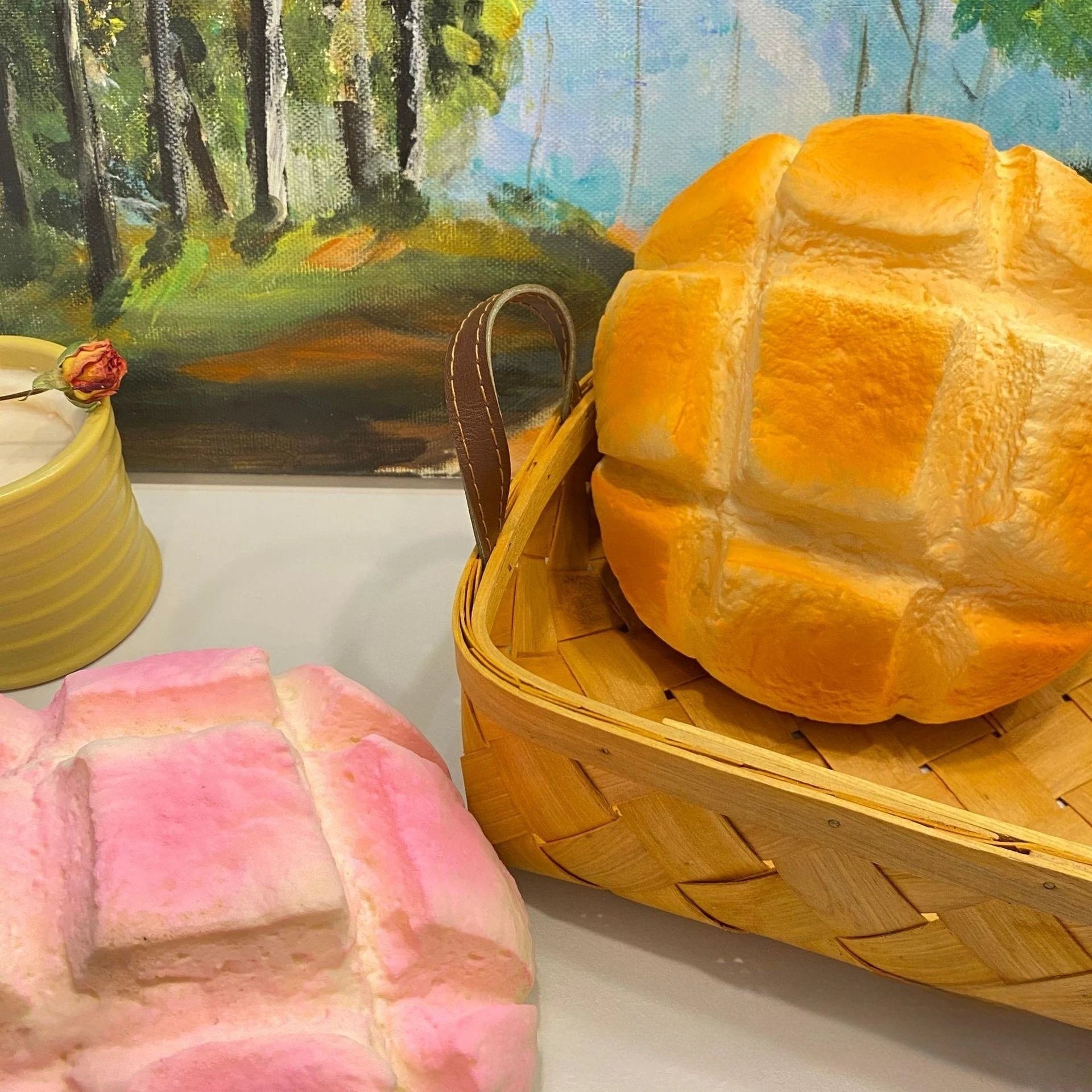 Oversized Pineapple Bun Slow Rise Squishy