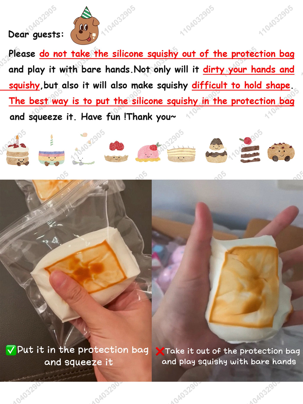 Fried Dough Stick Slow Rise Squishy
