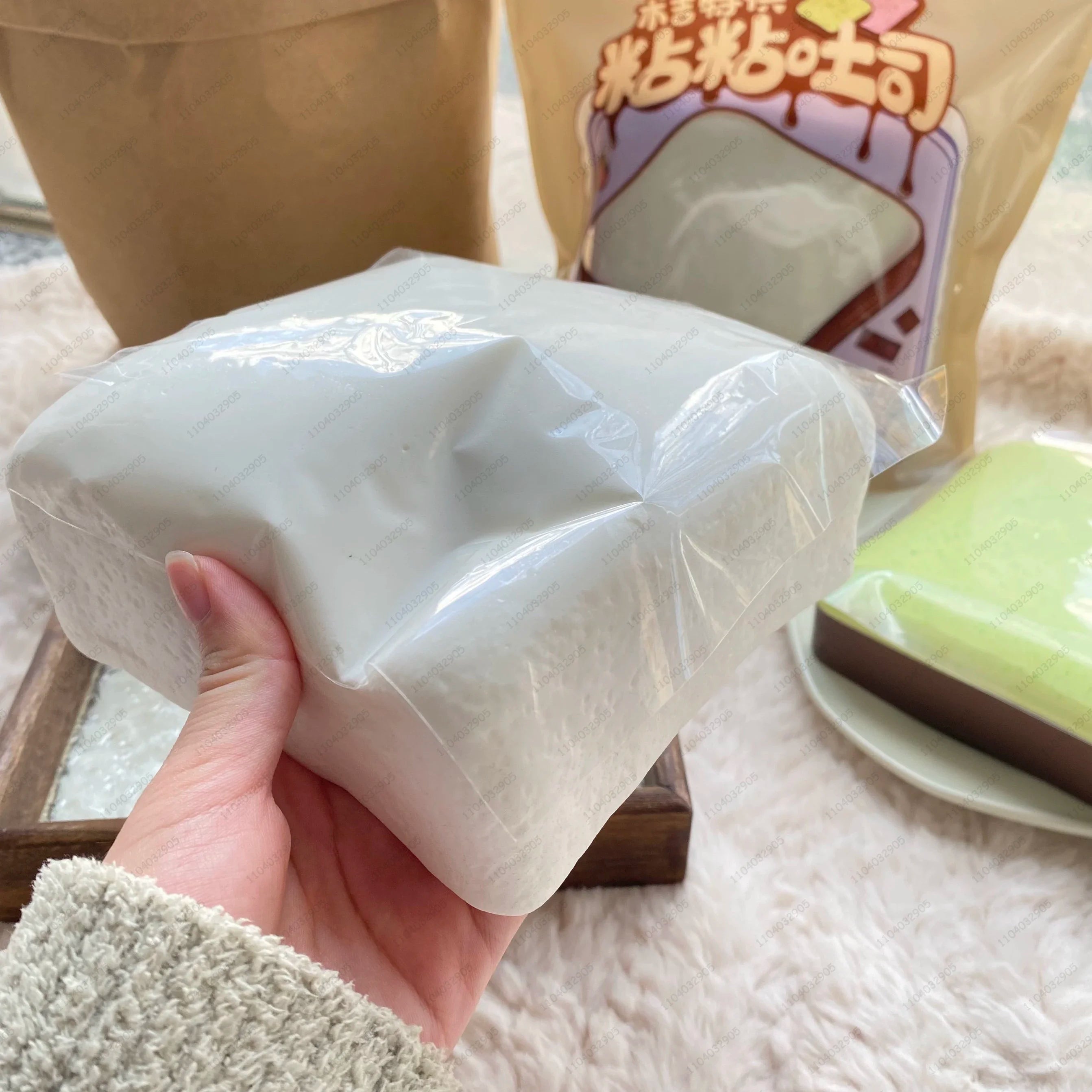 Jumbo Square Milk Cake Slow Rise Squishy