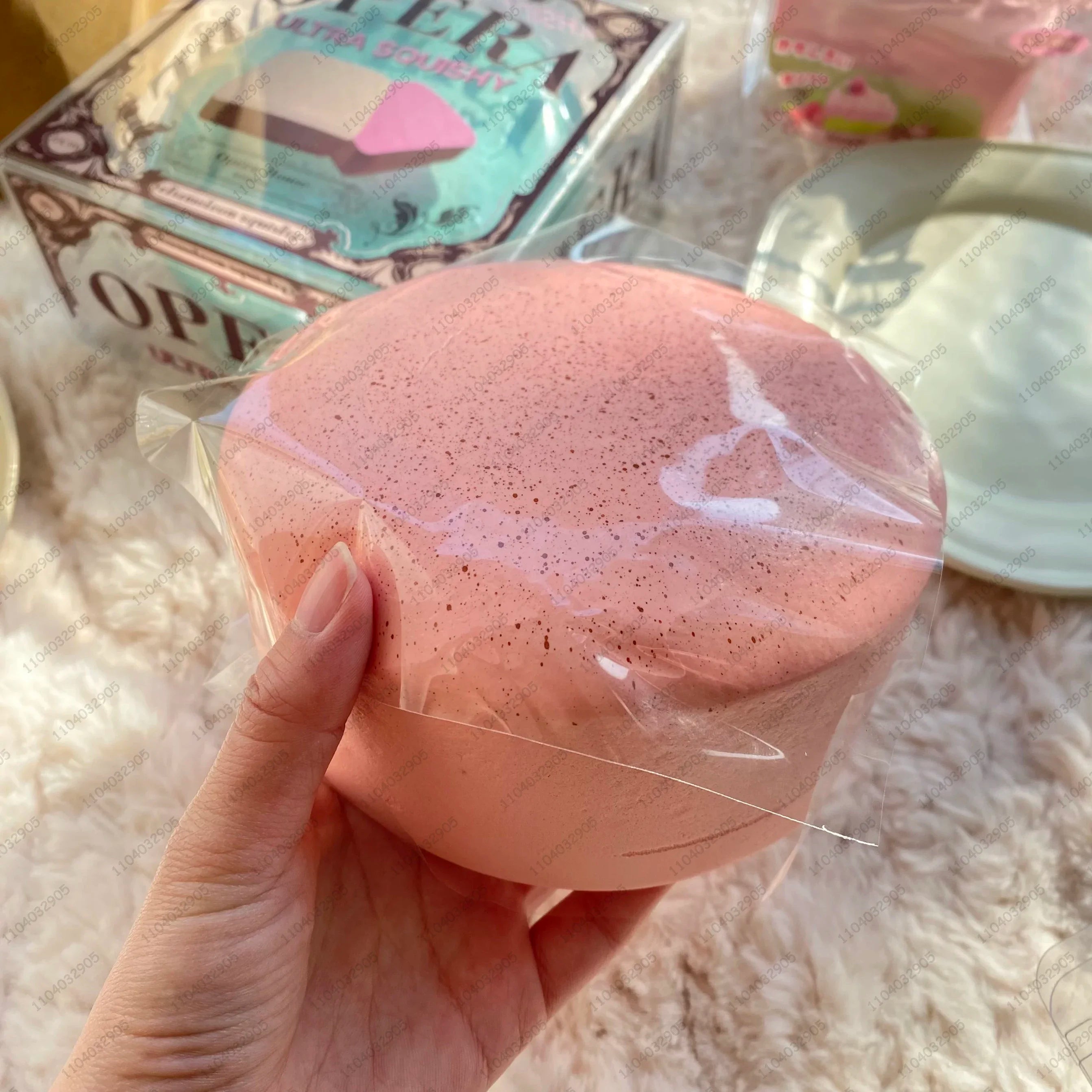 Jumbo Square Milk Cake Slow Rise Squishy
