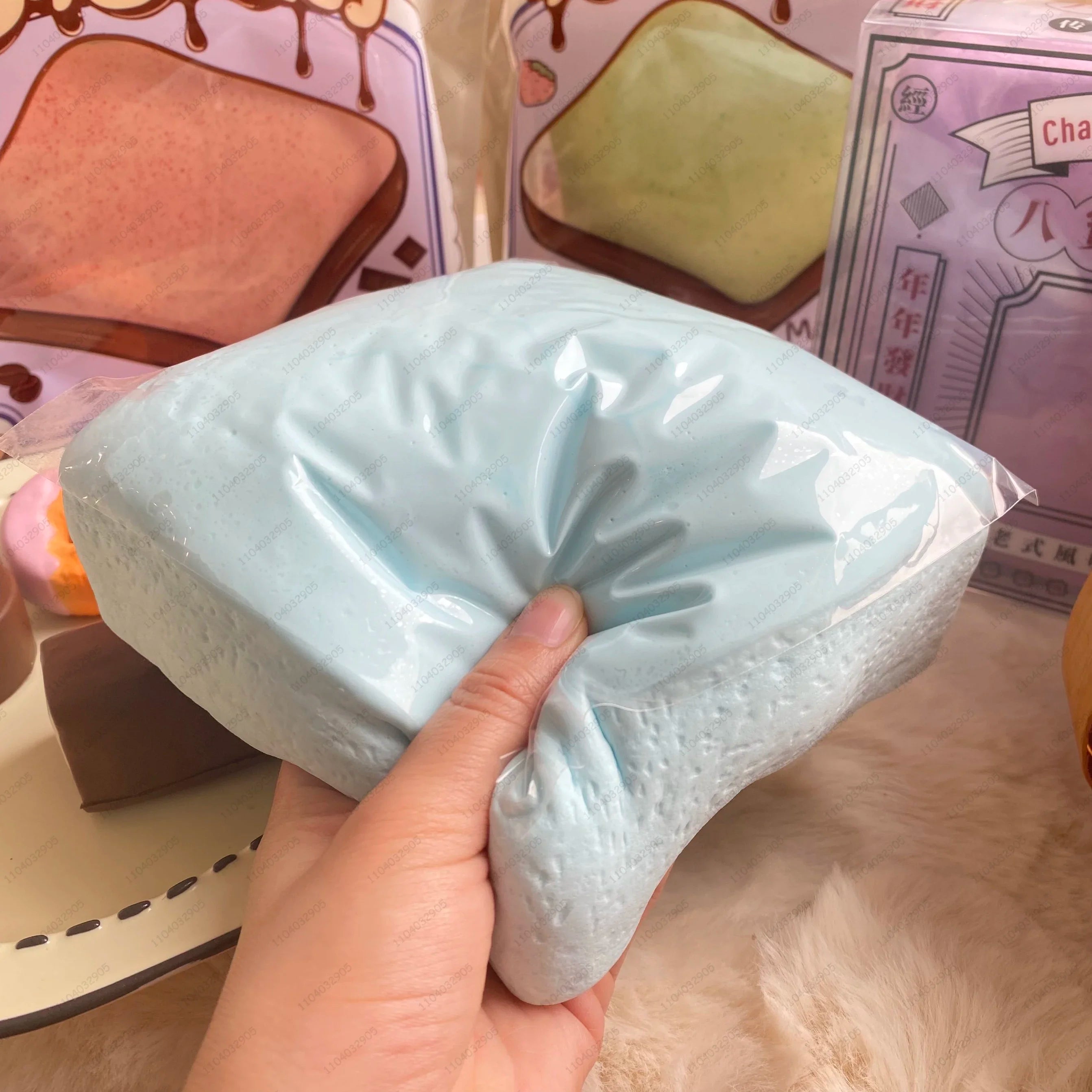 Jumbo Square Milk Cake Slow Rise Squishy