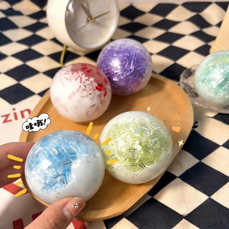 Crushed Ice Slow Rise Squishy Ball